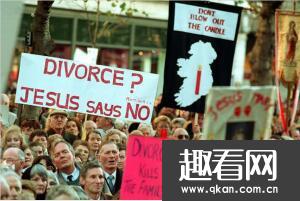 世界上最难离婚的国家 爱尔兰 必须分居四年才能申请离婚
