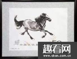 世界最长邮票：徐悲鸿奔马大邮票 2.8米堪称邮票之王