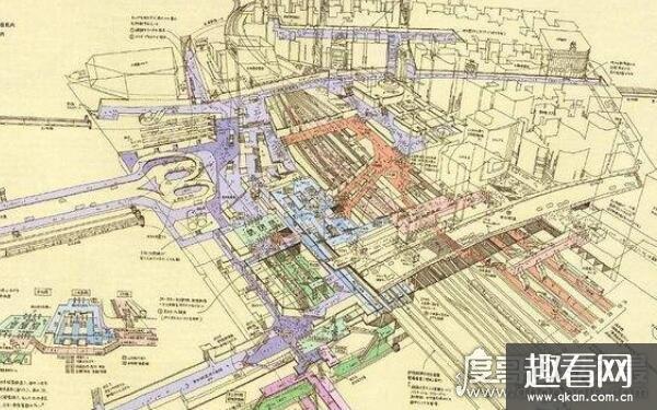 世界上最复杂的地铁，东京新宿站可通往日本各地（会使人迷路）