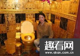 世界上最贵的厕所：抽纸盒都是24k纯金 总价值三千万
